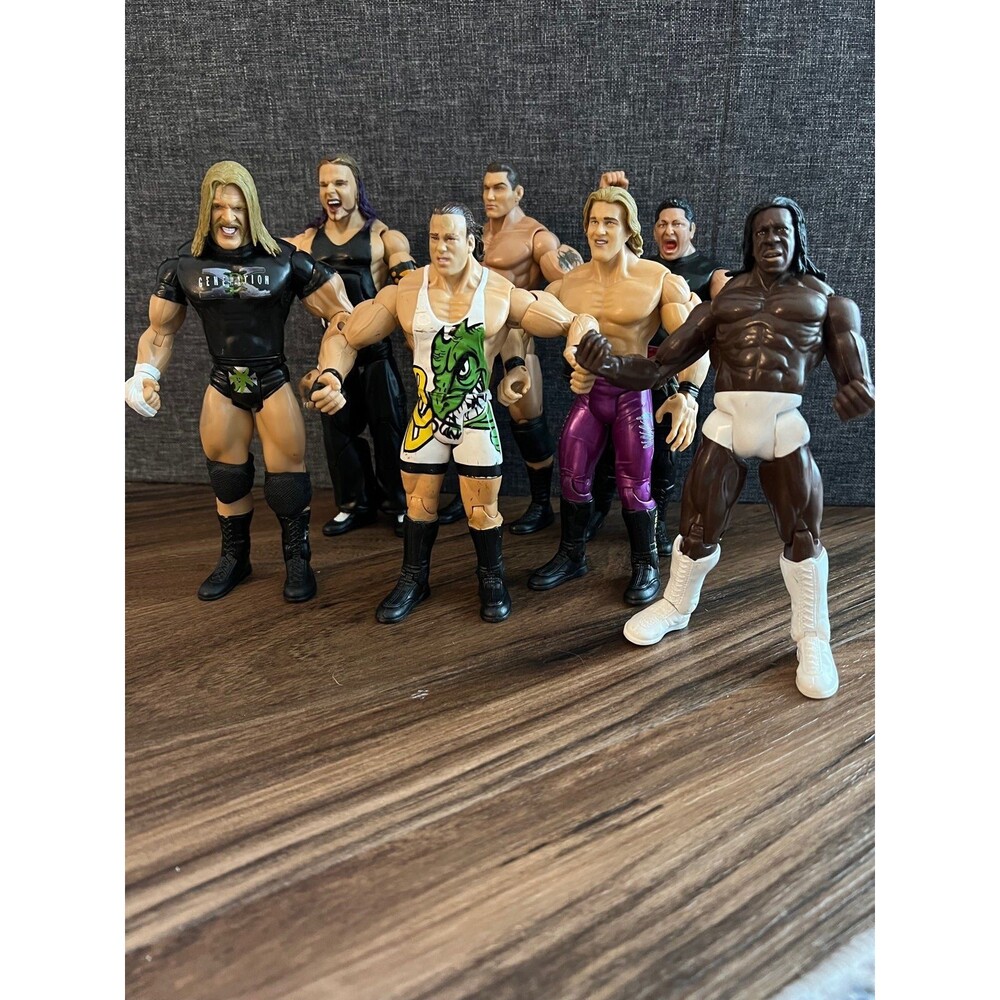 Set of 7 WWE Wrestling Elite Collection